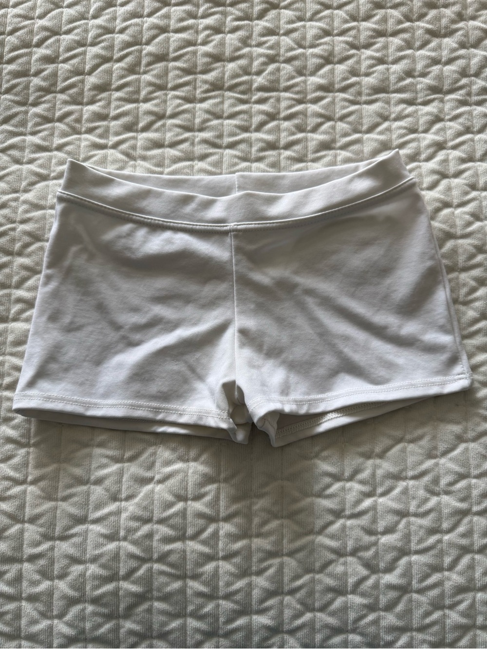 Capezio White Dance Shorts